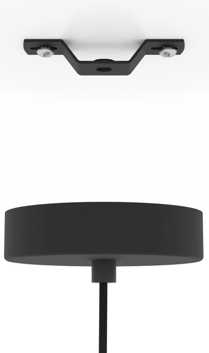 Eglo Venezuela Hanglamp E27 Ø23,5cm Goud/Zwart
