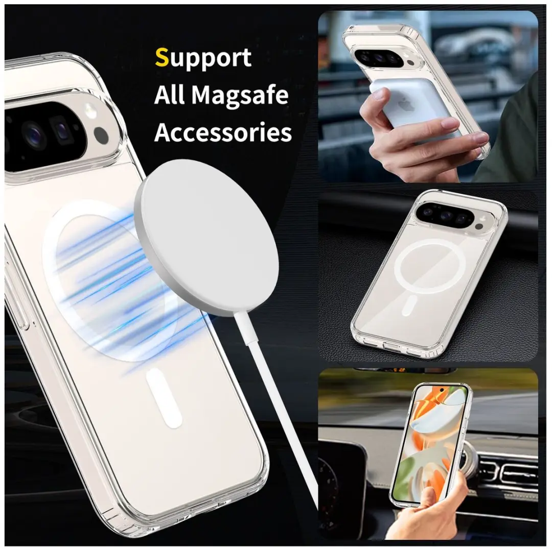 Selected by GSMpunt Google Pixel 10/10 Pro MagSafe Hoesje - Transparant