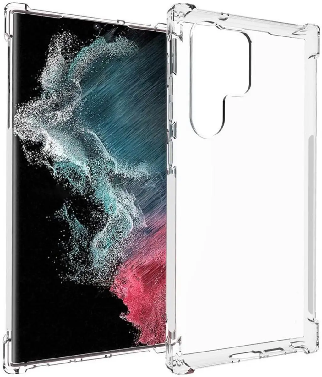 Selected Hoesje Schokbestendig TPU Transparant - Samsung Galaxy S23 Ultra - afbeelding 6 van 6