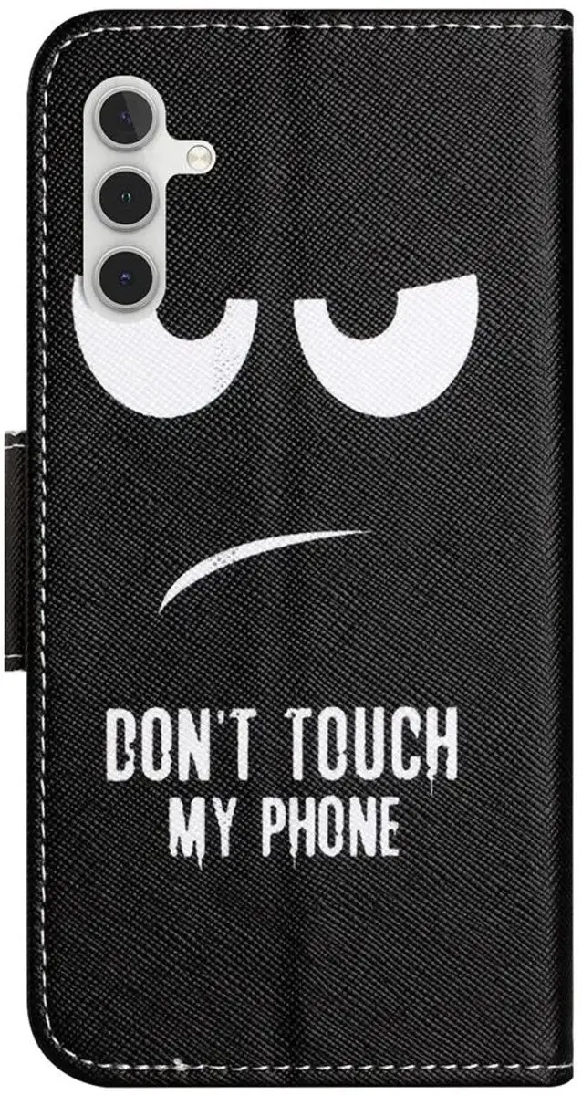 Selected Hoesje Samsung Galaxy A37 Book Case - Magneet Sluiting - 2 Pasjes - Zwart