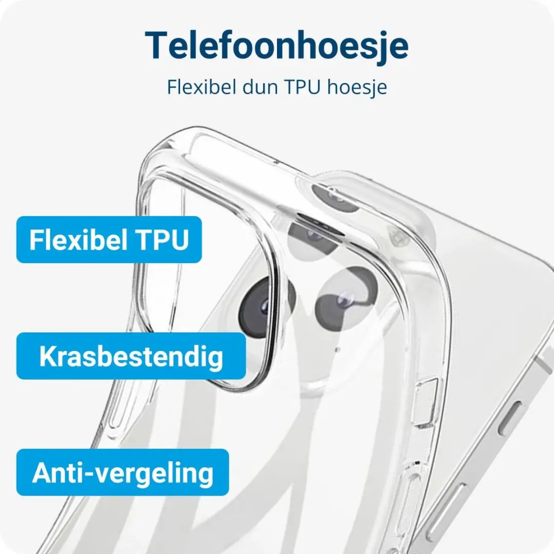 Selected iPhone 15 Pro Beschermset - Transparant - afbeelding 6 van 6