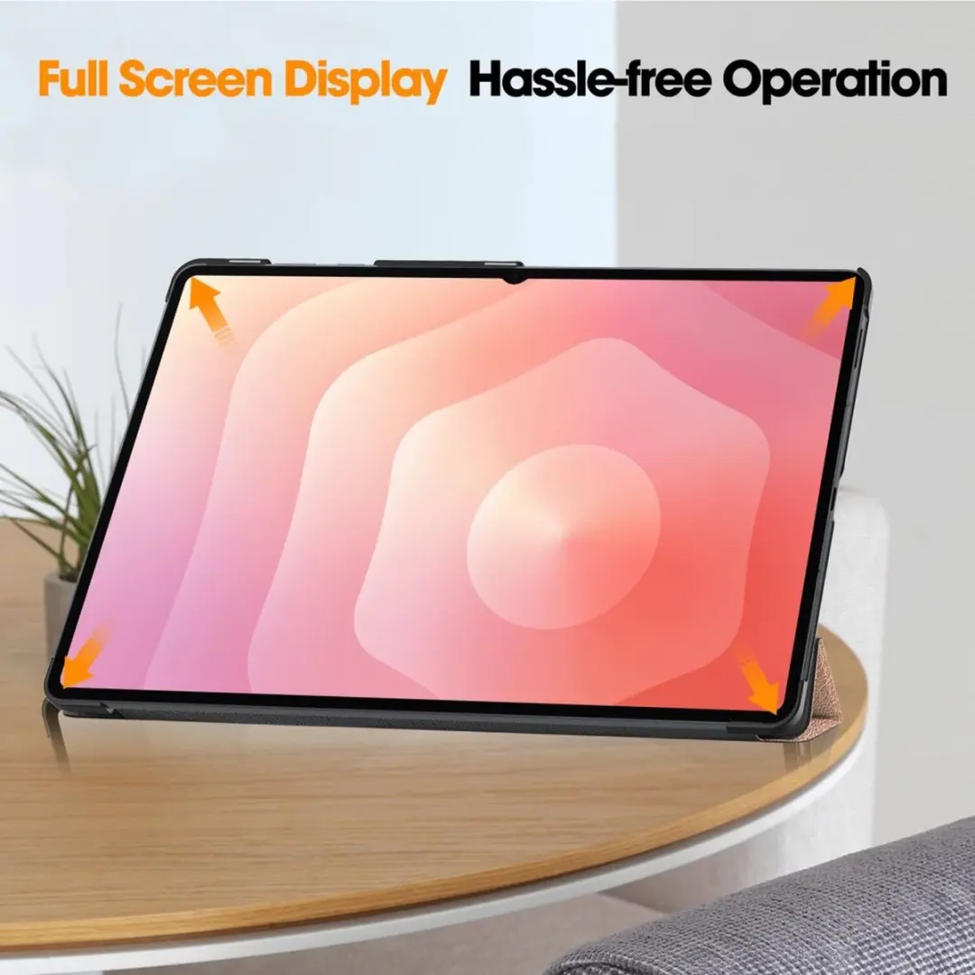 Selected by GSMpunt Samsung Galaxy Tab S11 Ultra Book Case - Roze Goud