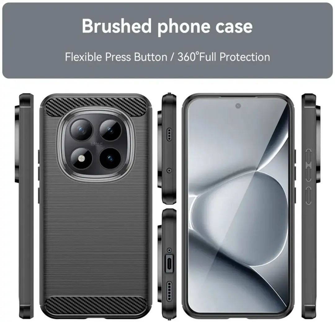 Selected TPU Hoesje Xiaomi Poco M8 Pro 5G - Zwart