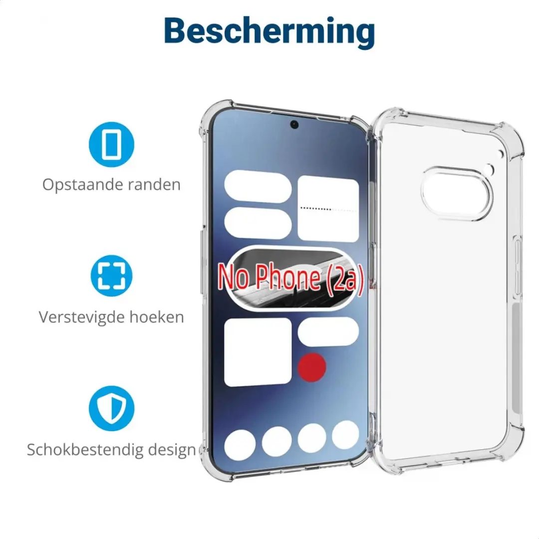 Selected by GSMpunt Transparant Hoesje Nothing Phone (2a) Plus