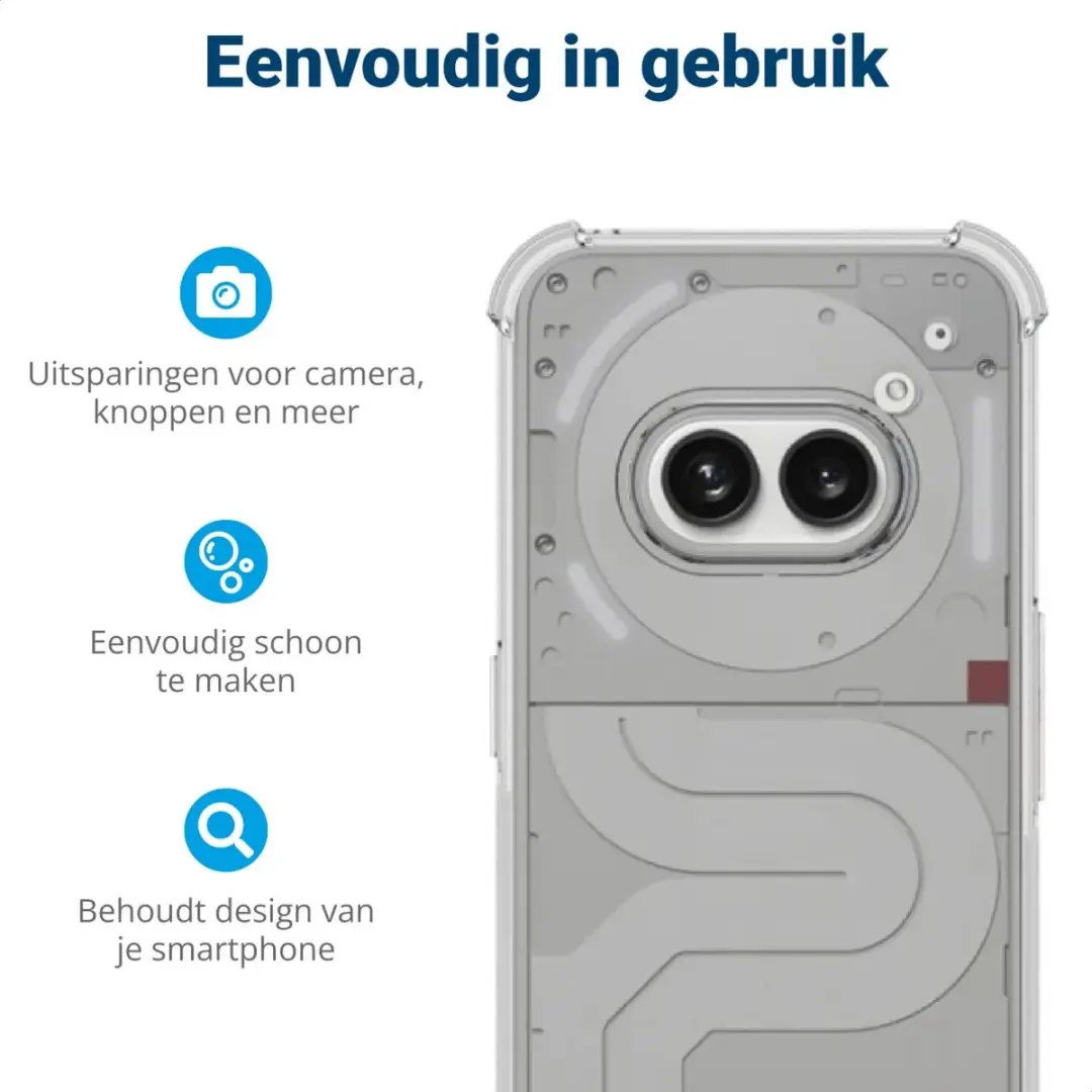 Selected by GSMpunt Transparant Hoesje Nothing Phone (2a) Plus