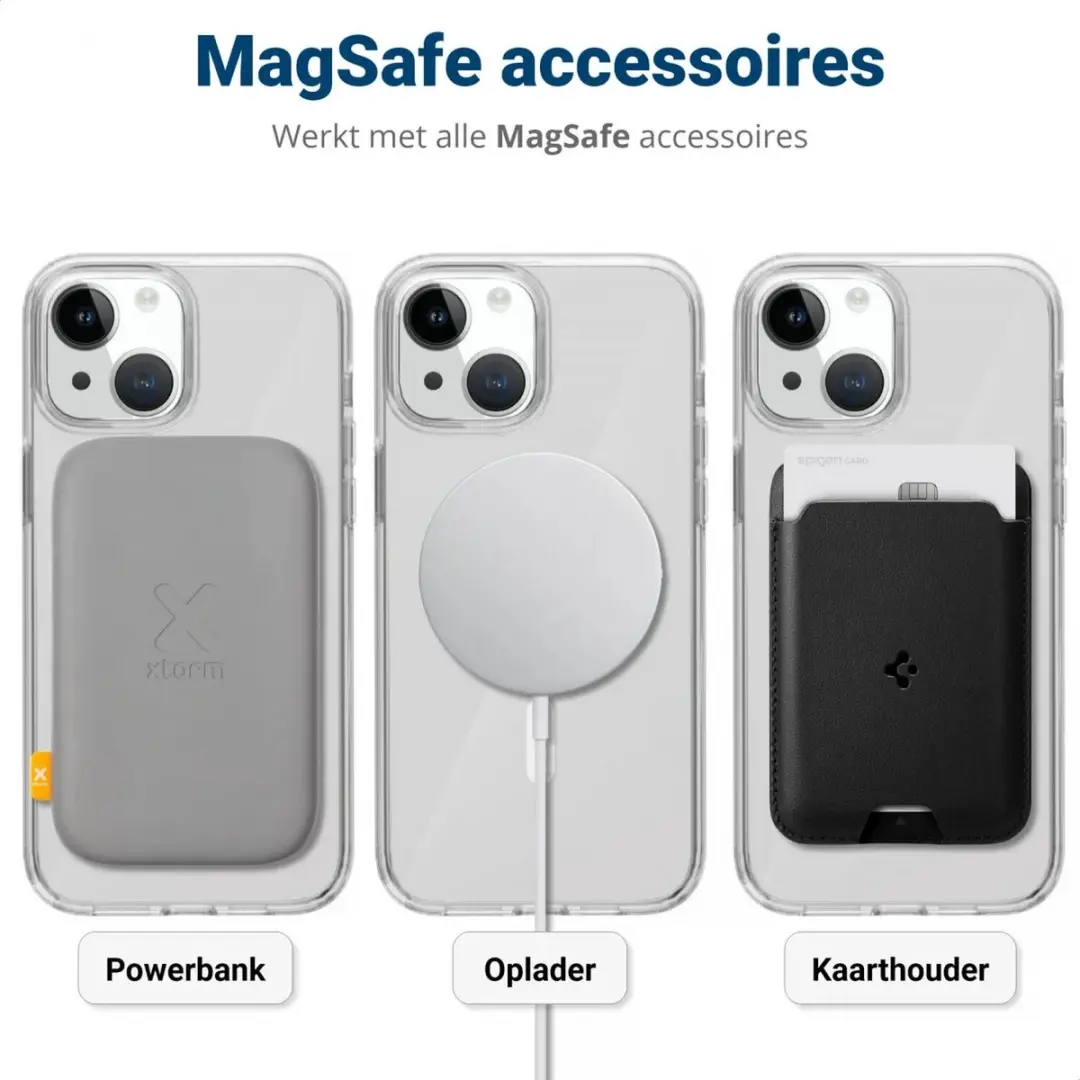 Selected Transparant TPU Hoesje iPhone 15 - MagSafe
