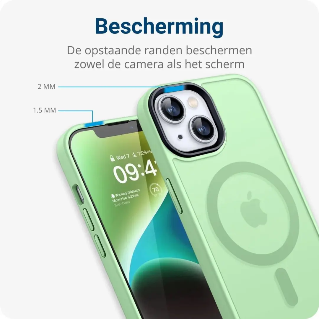 Selected Hoesje Apple iPhone 12/12 Pro MagSafe Groen
