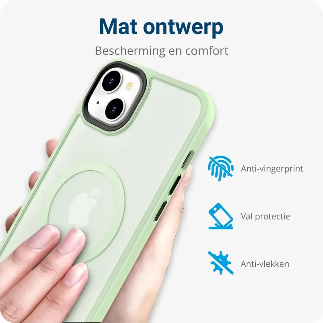 Selected Hoesje Apple iPhone 12/12 Pro MagSafe Groen
