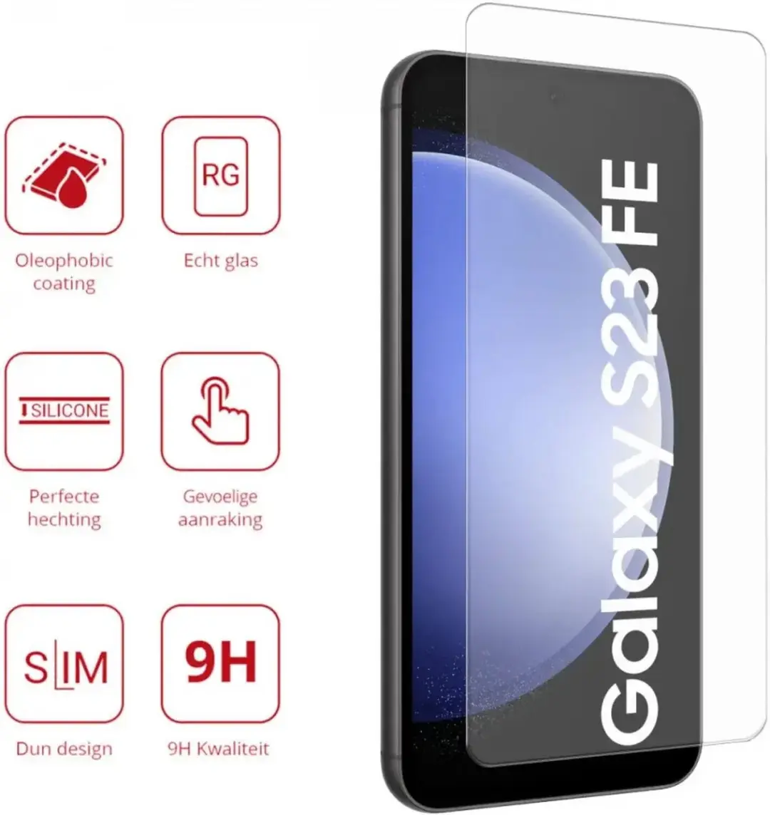 Selected Schokbestendig Hoesje Samsung Galaxy S23 FE - Transparant