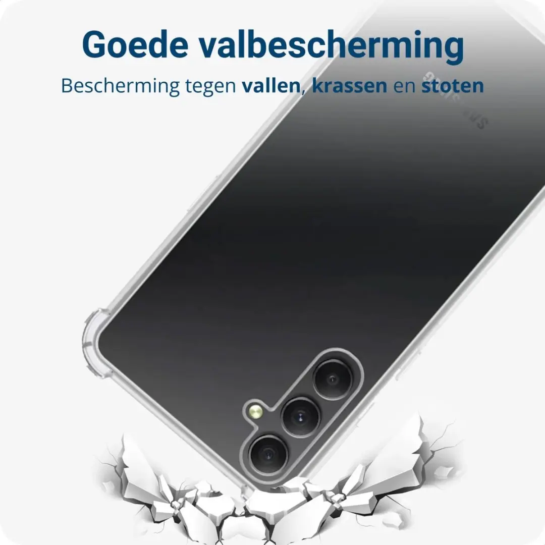 Selected Schokbestendig Hoesje Samsung Galaxy S23 FE - Transparant