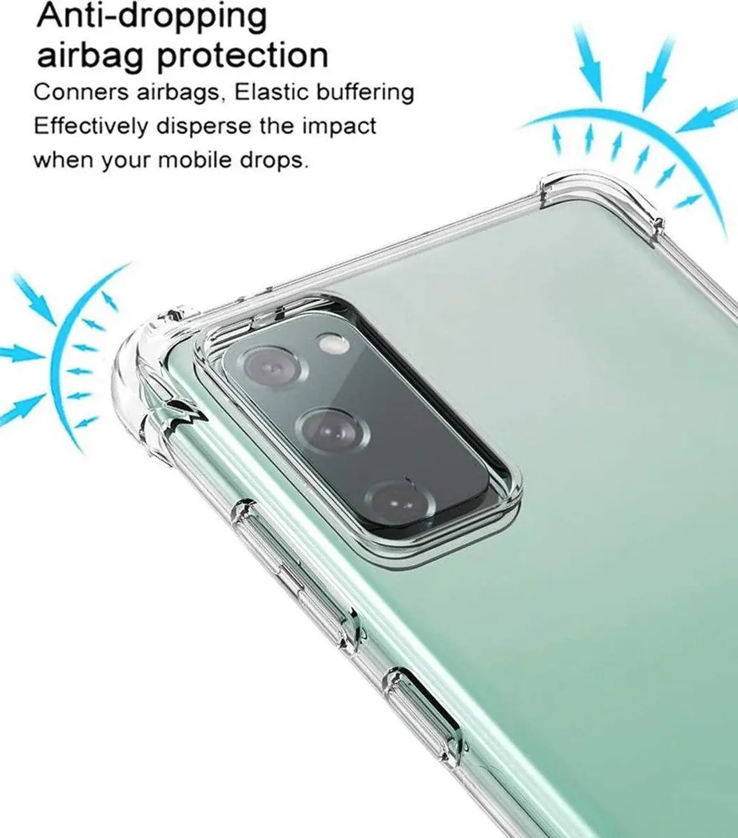 Selected Hoesje Schokbestendig TPU Transparant - Samsung Galaxy S20 FE