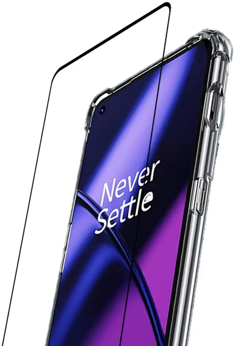 OnePlus 11 Hoesje + Schokbestendig Glas - Transparant