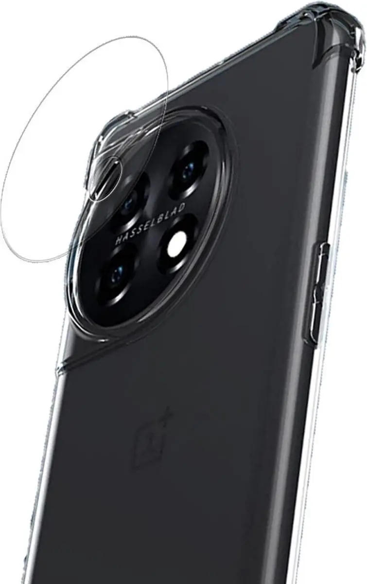 OnePlus 11 Hoesje + Schokbestendig Glas - Transparant
