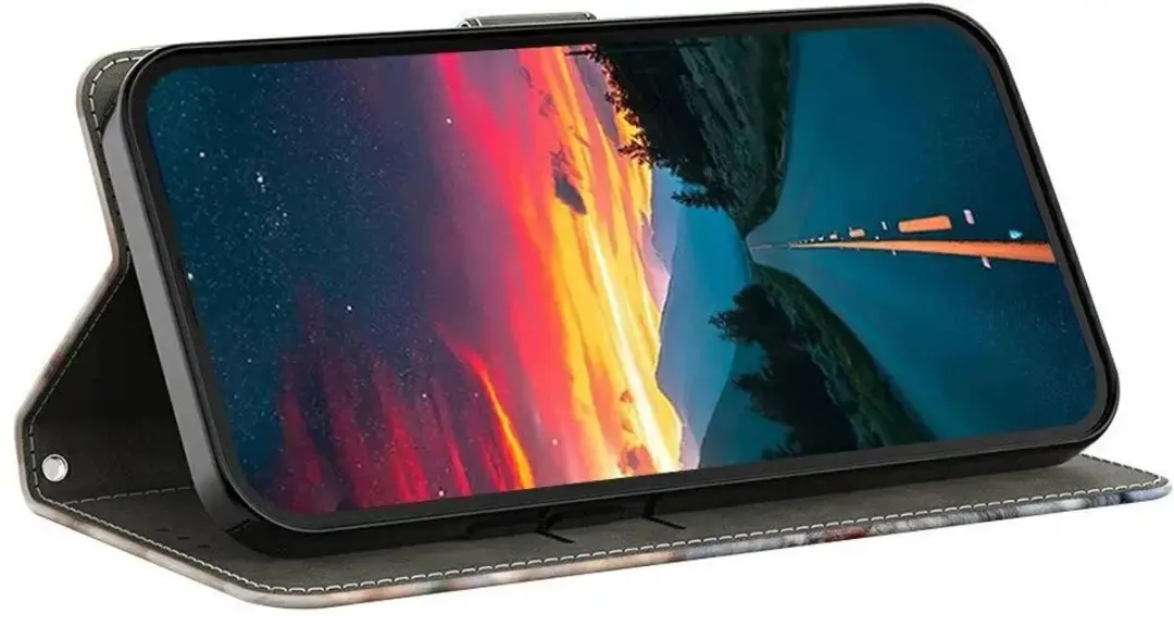 Selected Hoesje Samsung Galaxy A37 Book Case - Magneet Sluiting - Luipaard