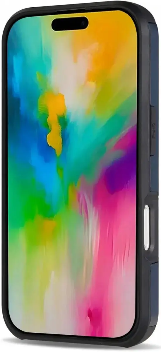 Selected Hoesje iPhone 16 Pro Max - Kaarthouder Blauw
