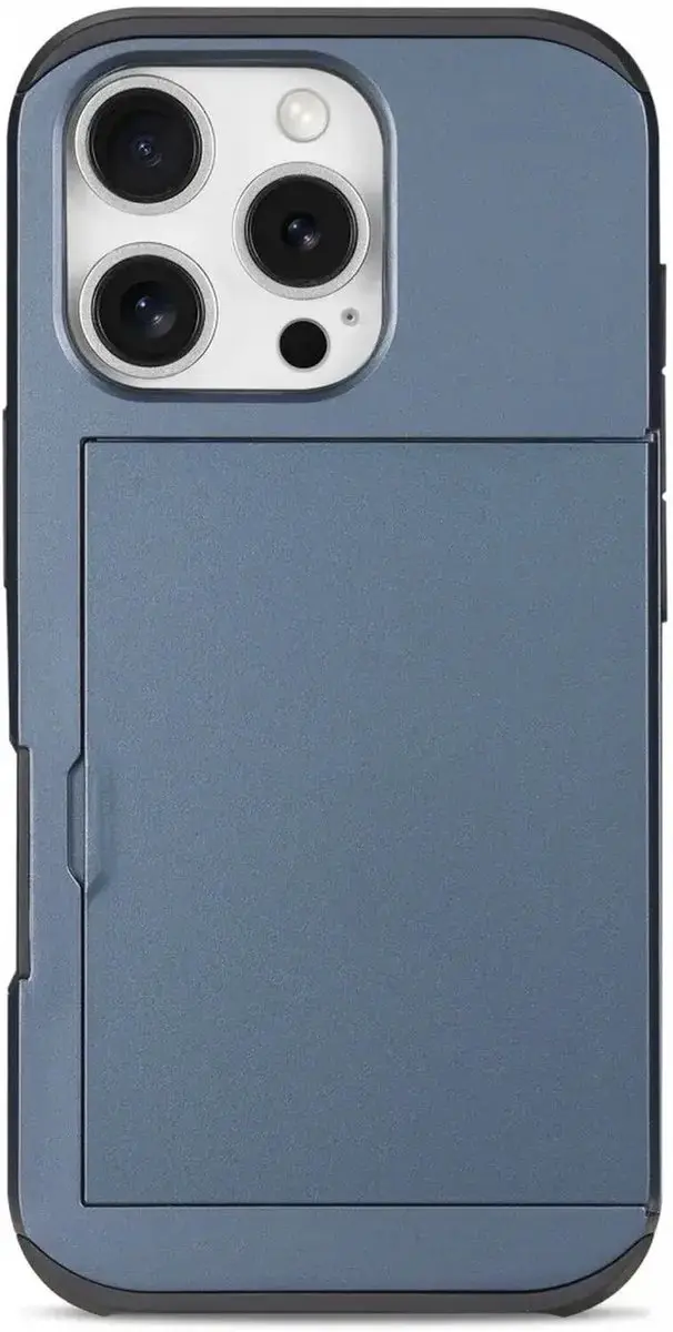 Selected Hoesje iPhone 16 Pro Max - Kaarthouder Blauw - afbeelding 6 van 6