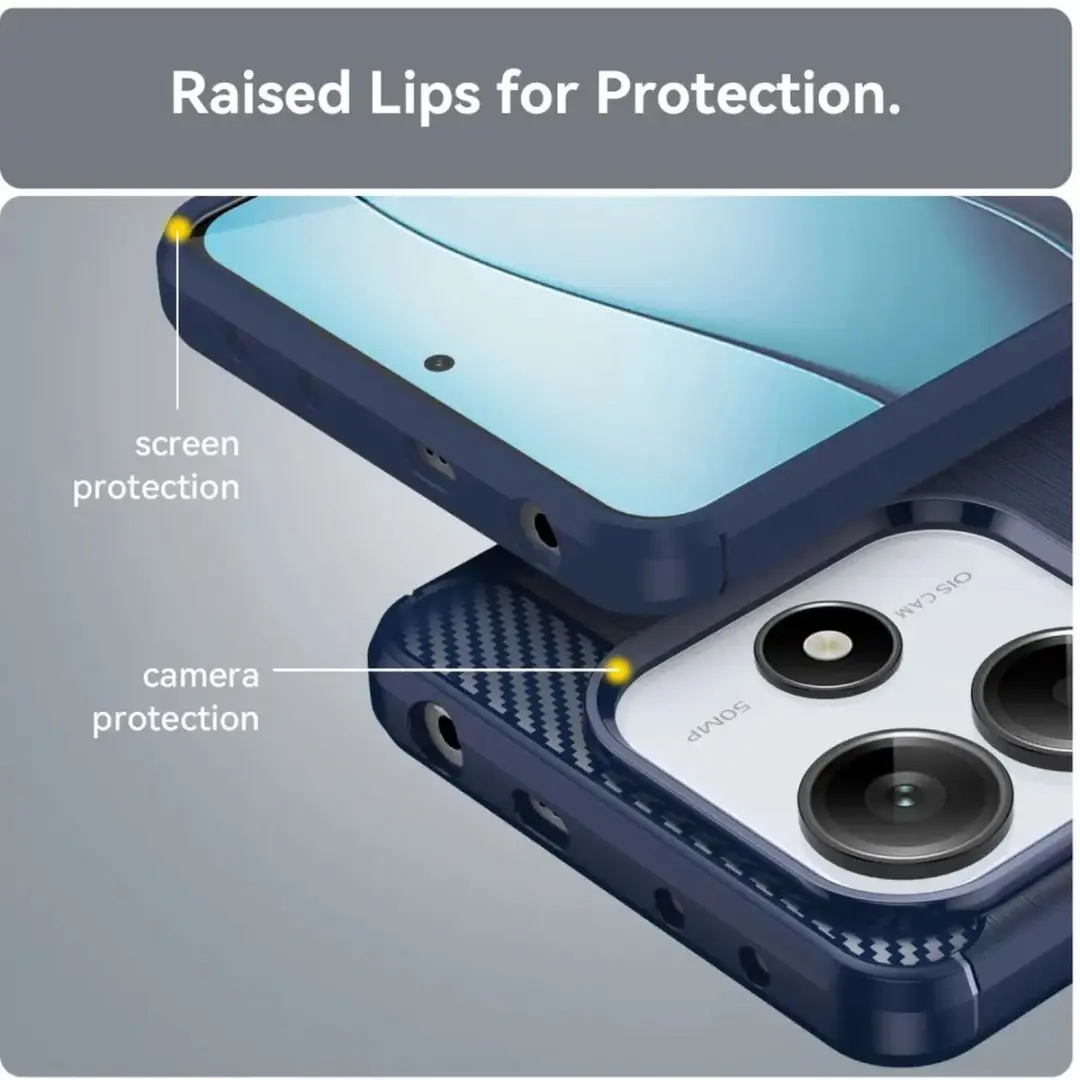 Selected TPU Hoesje Xiaomi Redmi Note 14 5G - Blauw