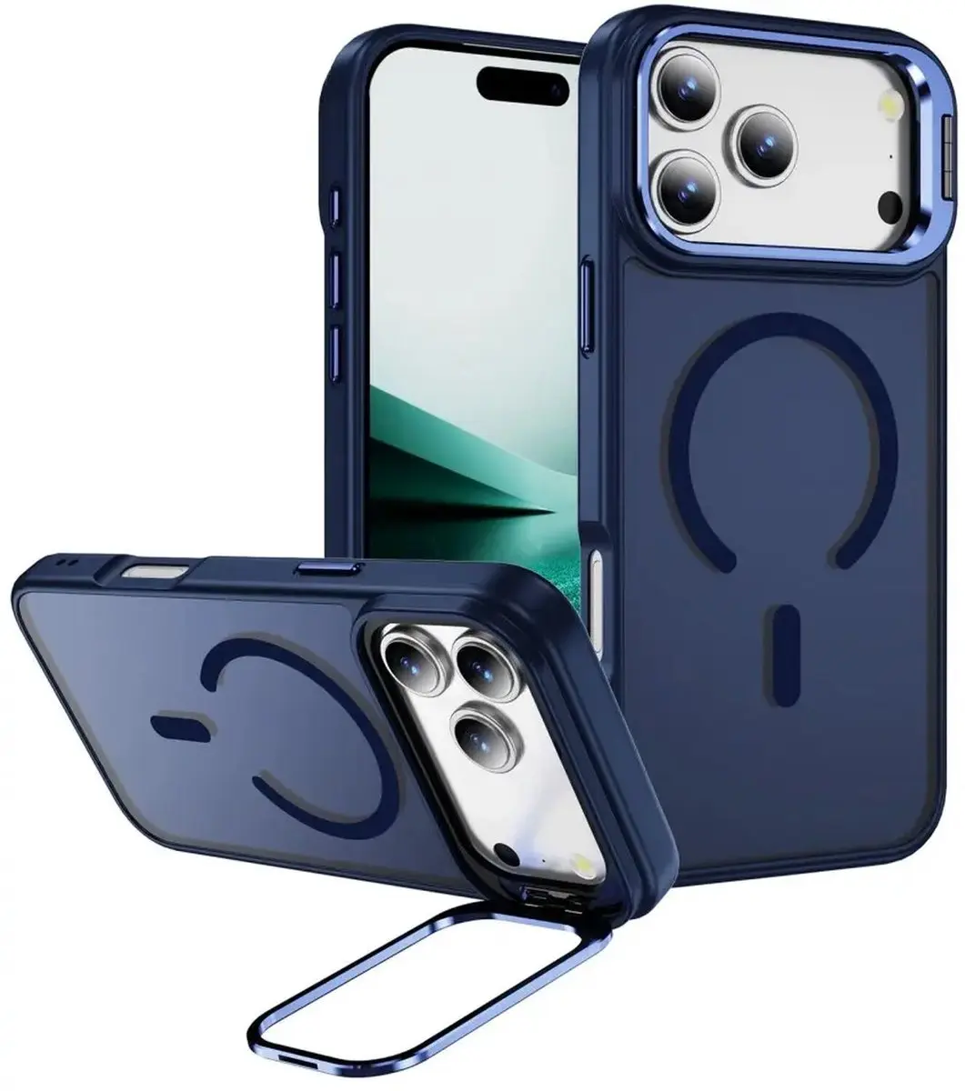 Selected Hoesje iPhone 17 Pro MagSafe Blauw