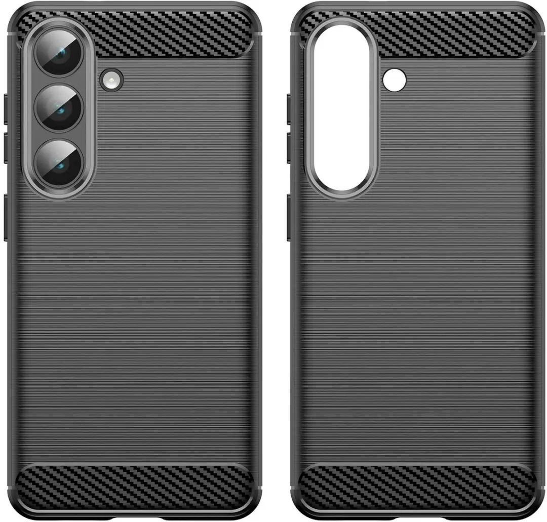 Selected Geborsteld TPU Hoesje Samsung Galaxy S26 Plus - Zwart - afbeelding 6 van 6