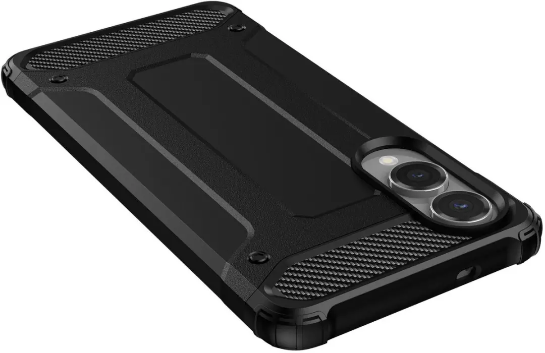 Selected Hoesje Samsung Galaxy S25 Edge Hybride Zwart