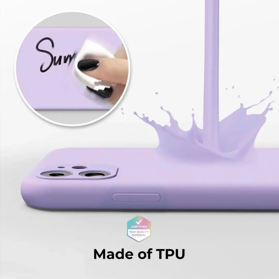 Selected Hoesje iPhone 11 Camera Bescherming - Lila