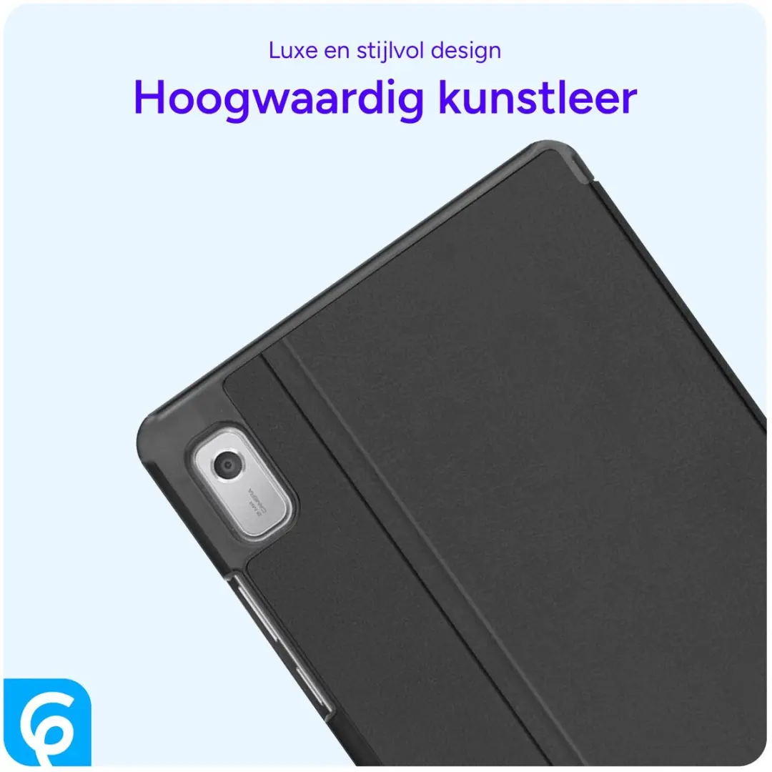 Selected Tablet Hoes Lenovo Tab P11 Gen 2 - Tri-Fold Book Case - Zwart