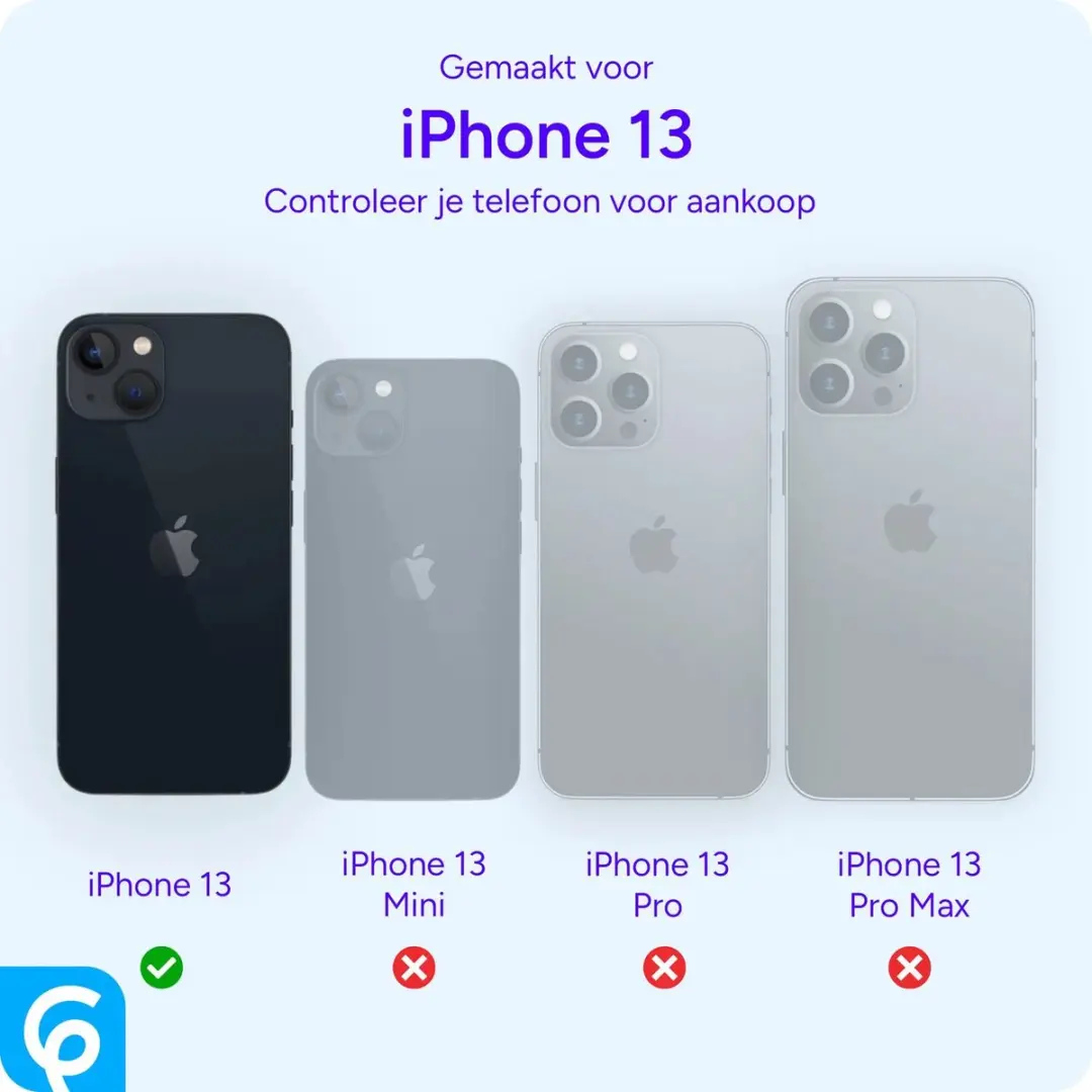 Selected Portemonnee Hoesje iPhone 13 - Groen - 4 Pasjes