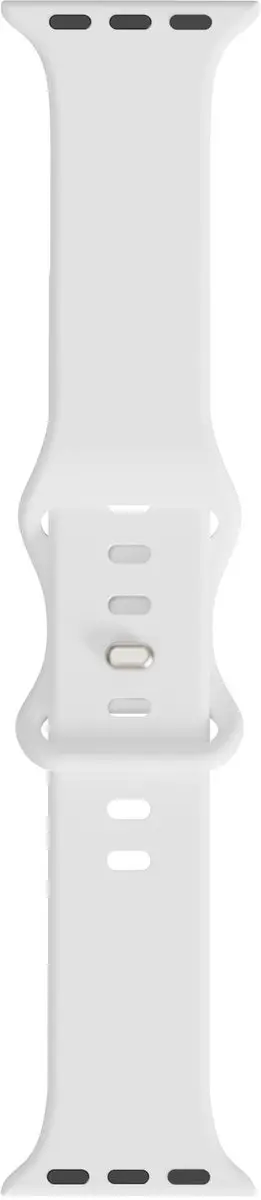 Selected SBG Siliconen Horlogebandje Apple Watch - 42/44/45/46/49mm Wit