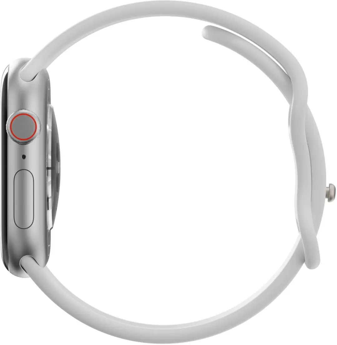 Selected SBG Siliconen Horlogebandje Apple Watch - 42/44/45/46/49mm Wit - afbeelding 6 van 6