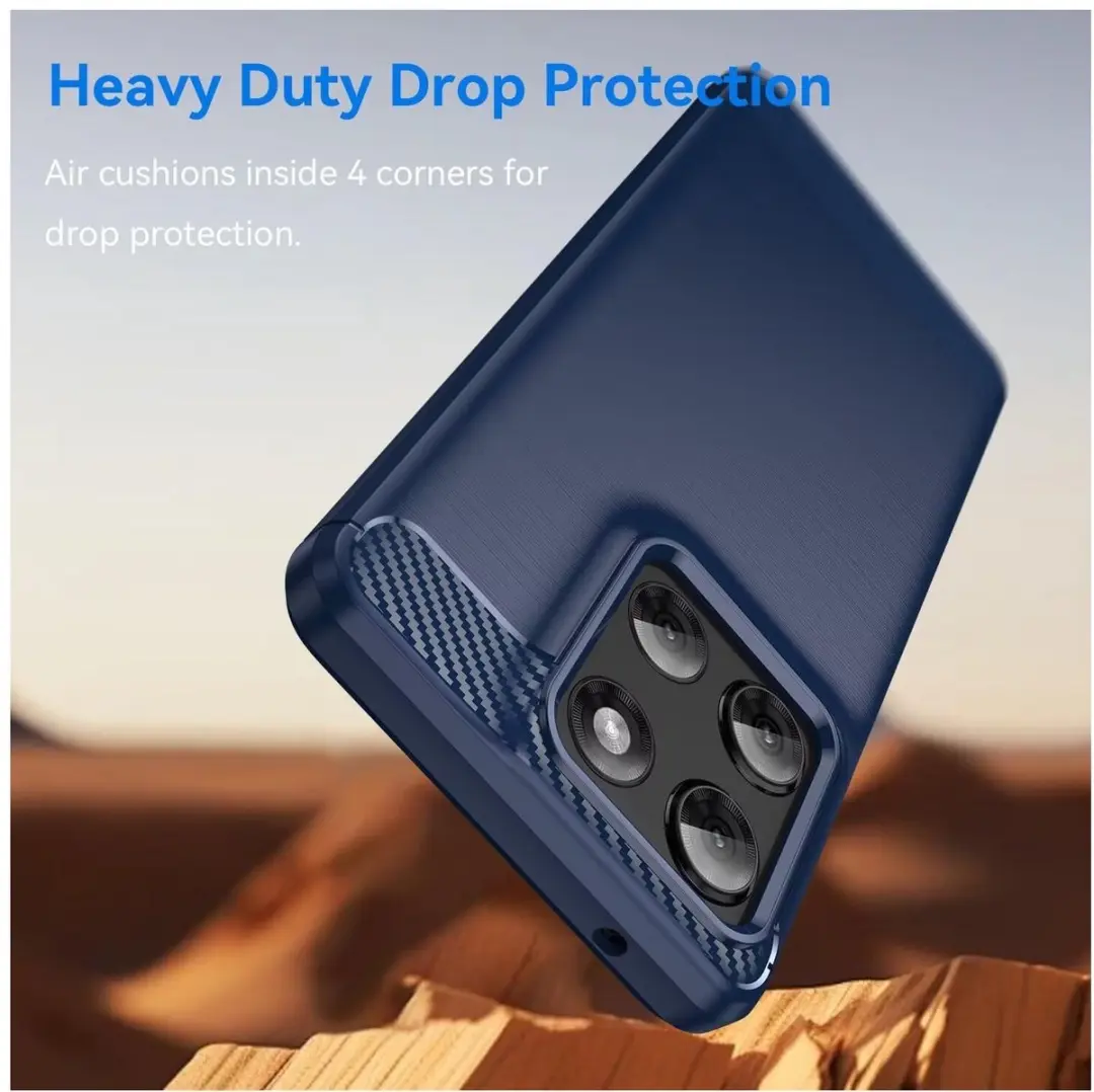 Selected TPU Hoesje Motorola Moto G86 - Blauw
