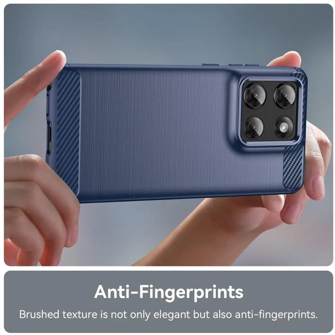 Selected TPU Hoesje Motorola Moto G86 - Blauw