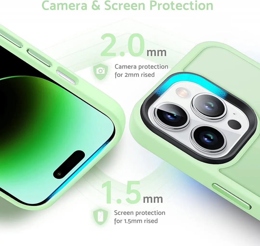 Selected Hoesje iPhone 14 Pro Max Groen - Matte Back Cover