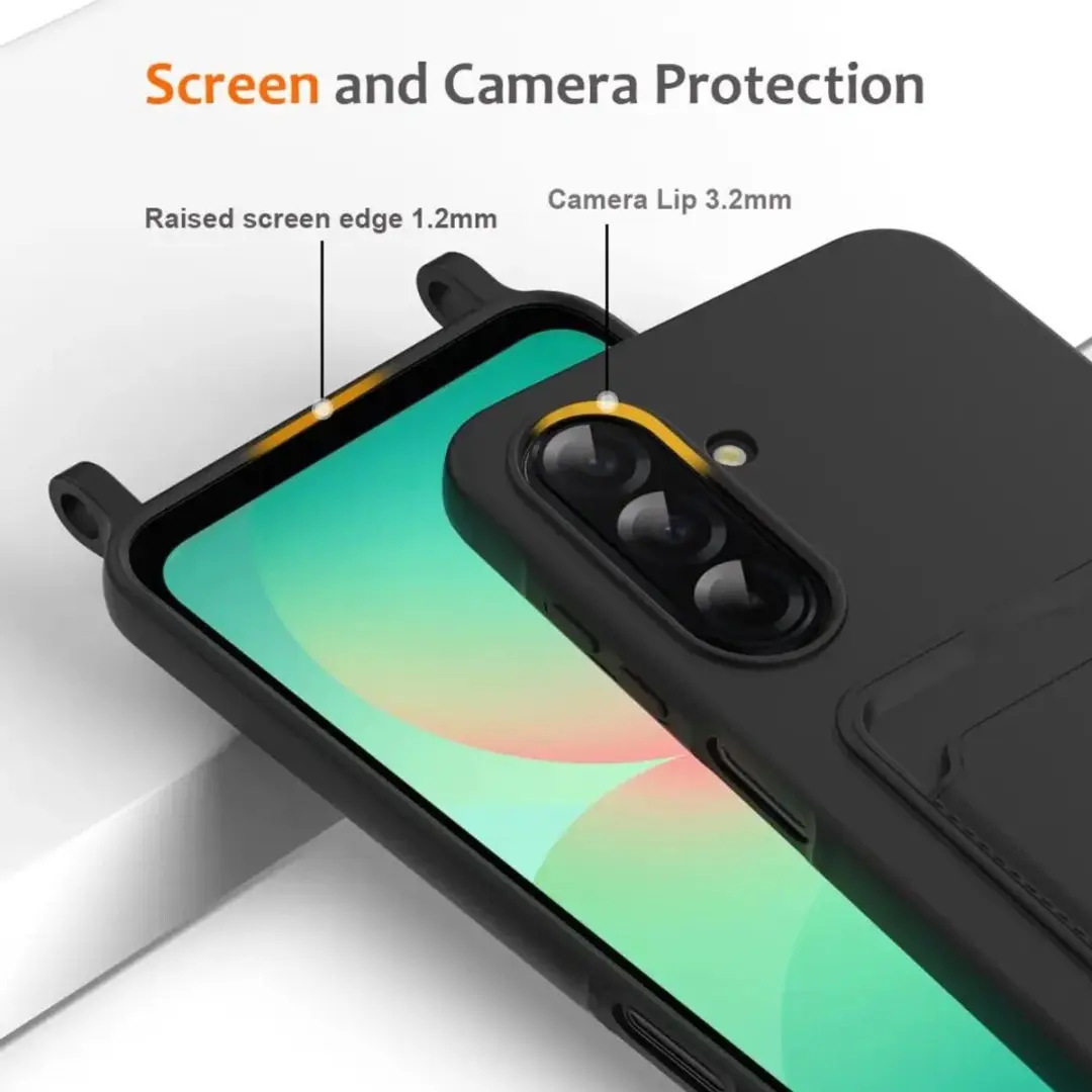 Selected Hoesje Samsung Galaxy A57 - Zwart met pasjeshouder - afbeelding 6 van 6