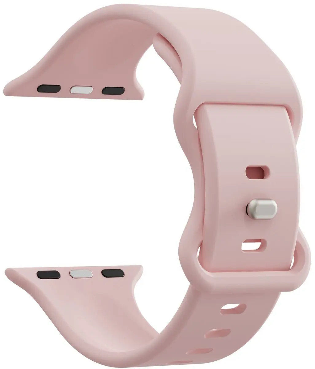 Selected SBG Siliconen Bandje Apple Watch 10 46mm - Licht Roze