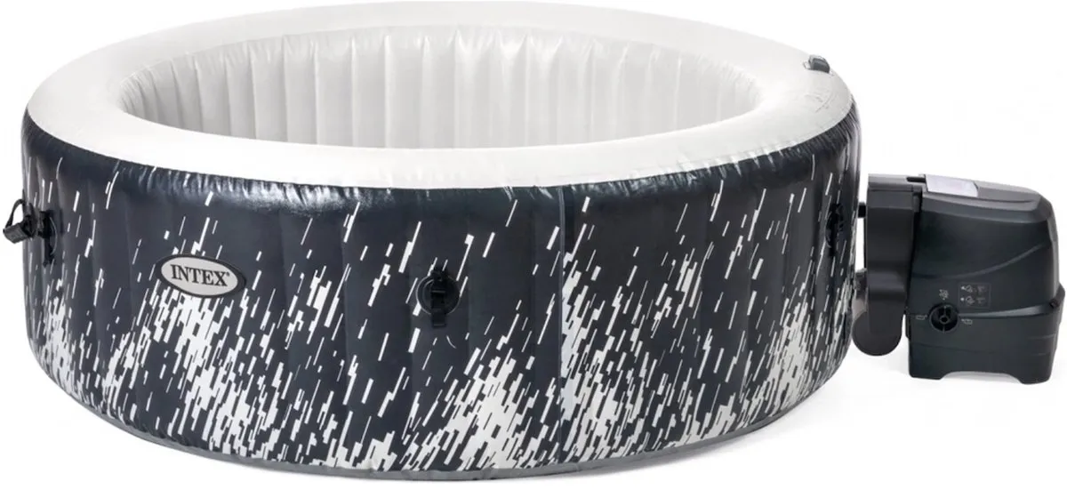 Intex PureSpa Glow Deluxe Bubble Spa 4 persoons + WiFi