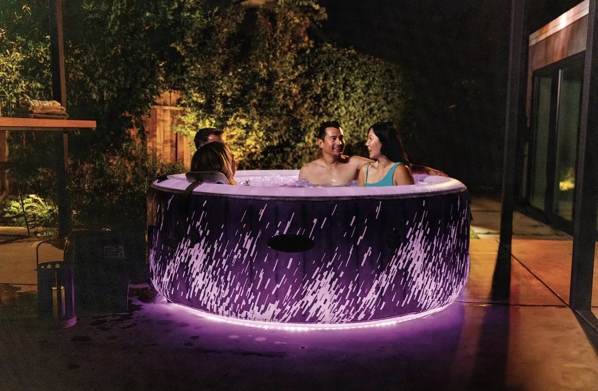 Intex PureSpa Glow Deluxe STKY-00052960 Bubble Spa 4 persoons - 140 Jets - 196cm - afbeelding 6 van 6
