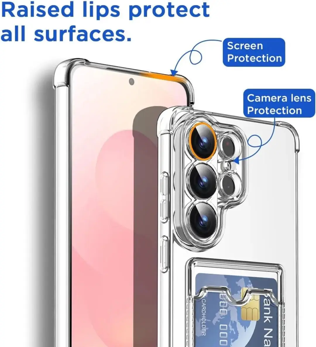 Selected Hoesje Samsung Galaxy S26 Ultra - Transparant - Pasjeshouder - afbeelding 6 van 6