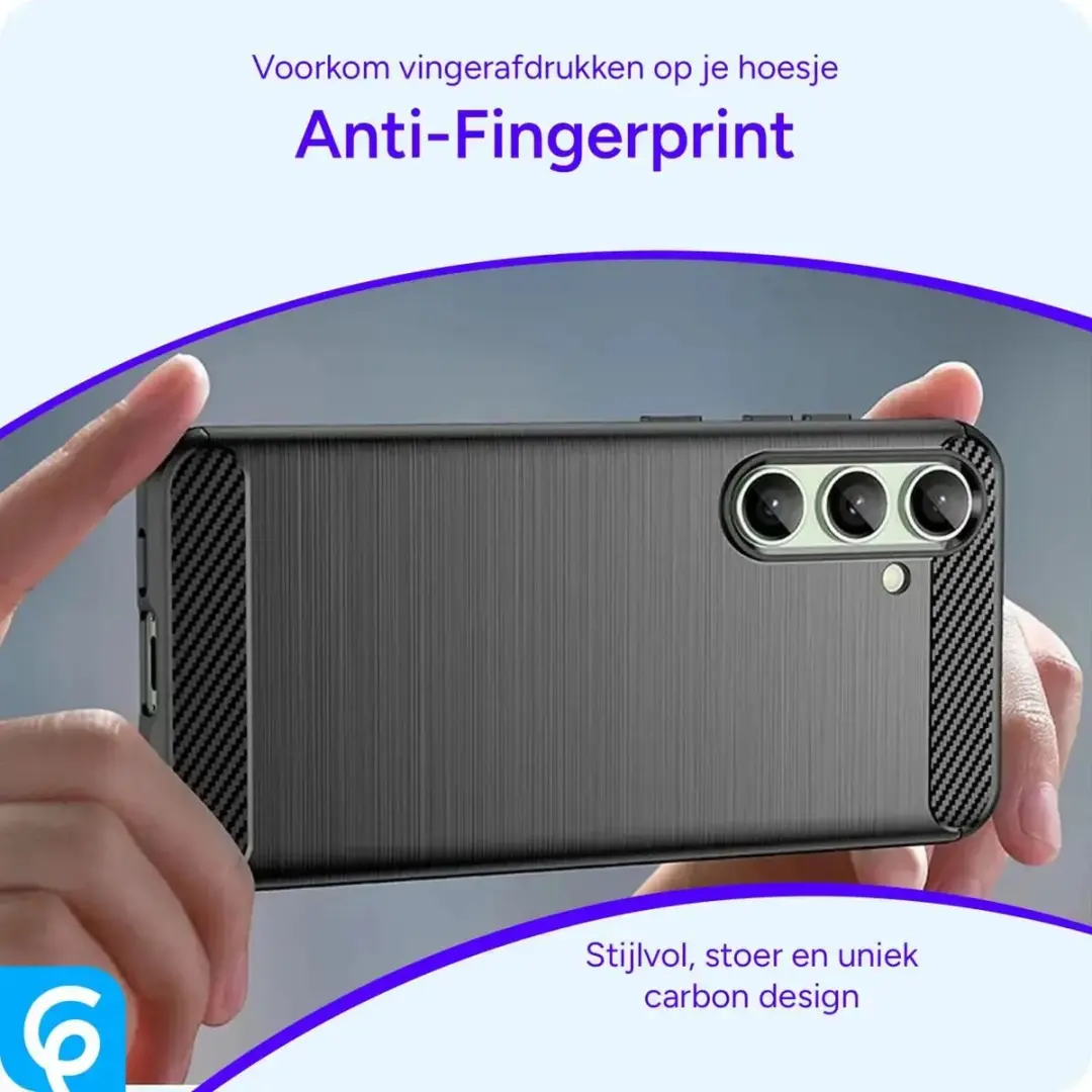 Selected TPU Hoesje Samsung Galaxy S24 FE - Zwart