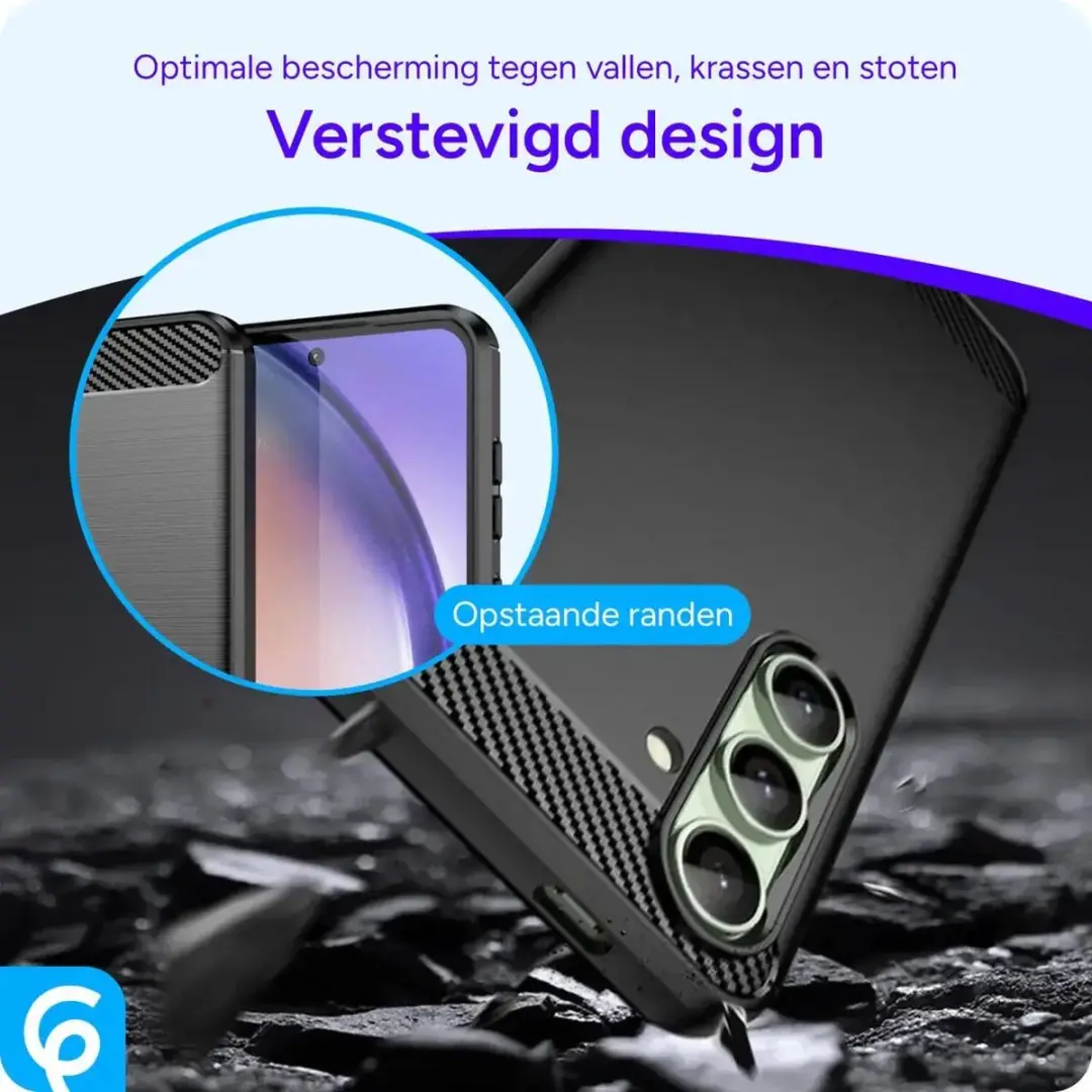 Selected TPU Hoesje Samsung Galaxy S24 FE - Zwart