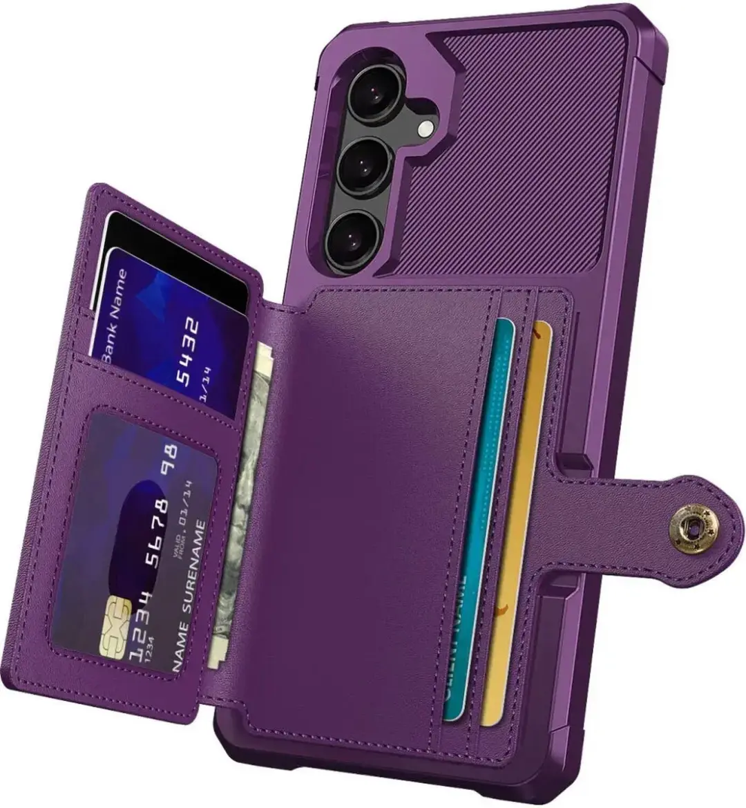 Selected Portemonnee Hoesje Samsung Galaxy A36 - 4 Pasjes - Paars - afbeelding 6 van 6