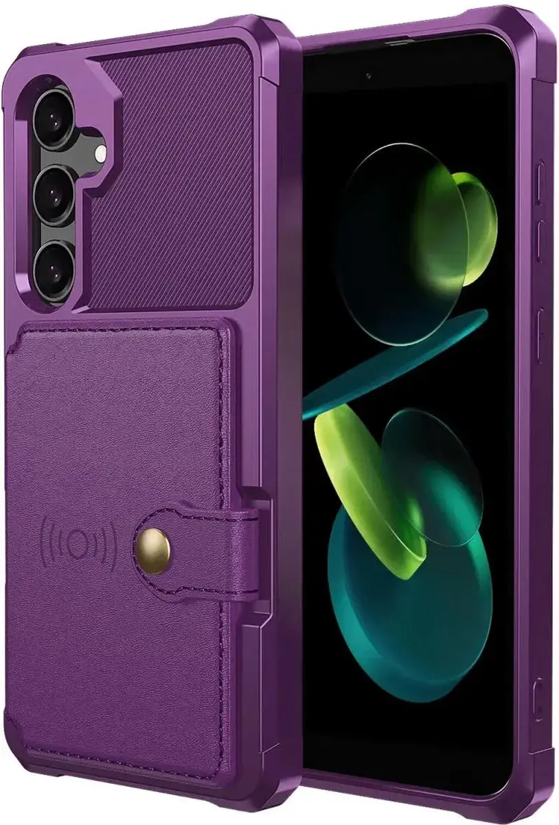 Selected Portemonnee Hoesje Samsung Galaxy A36 - 4 Pasjes - Paars