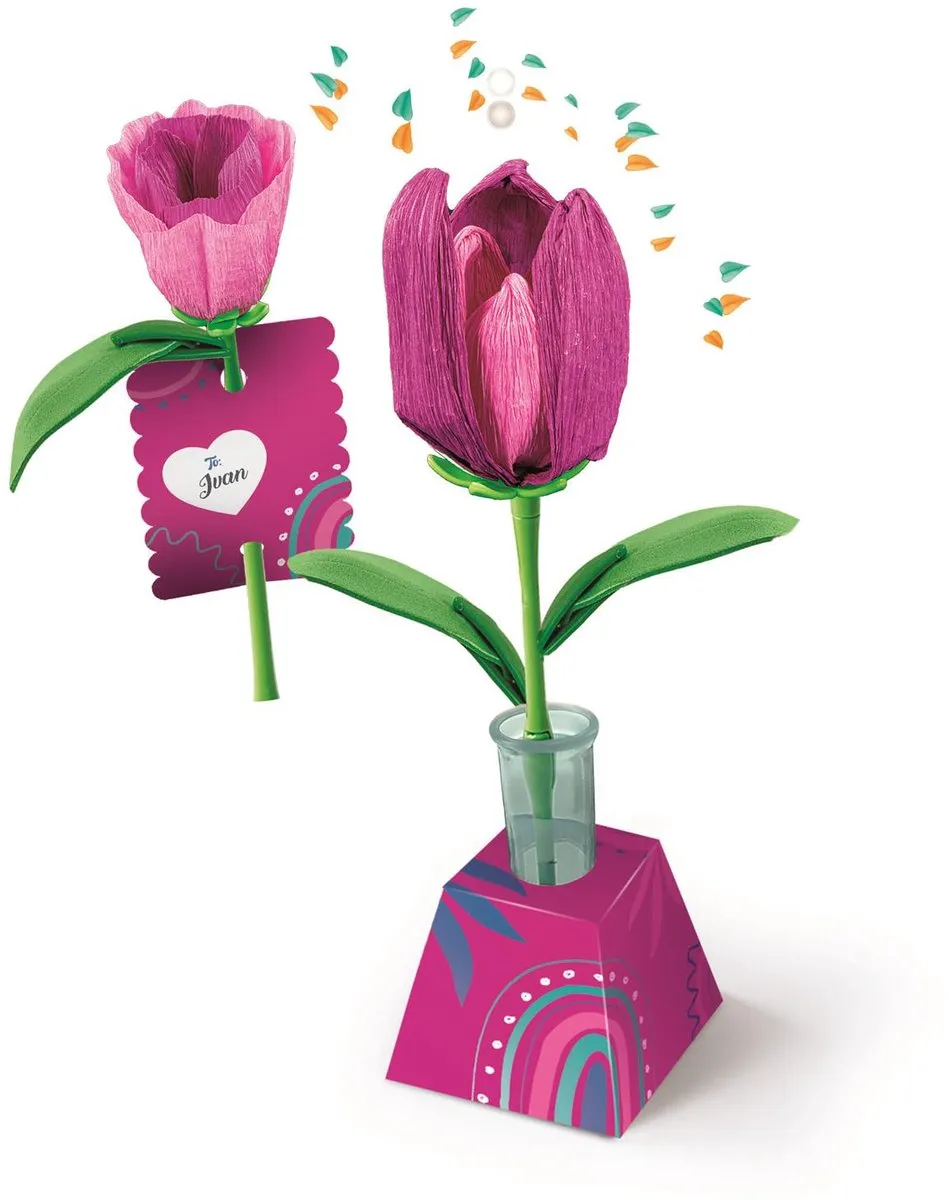 Clementoni iDea Geurende Bloemen Maken - Tulp 2 Stuks
