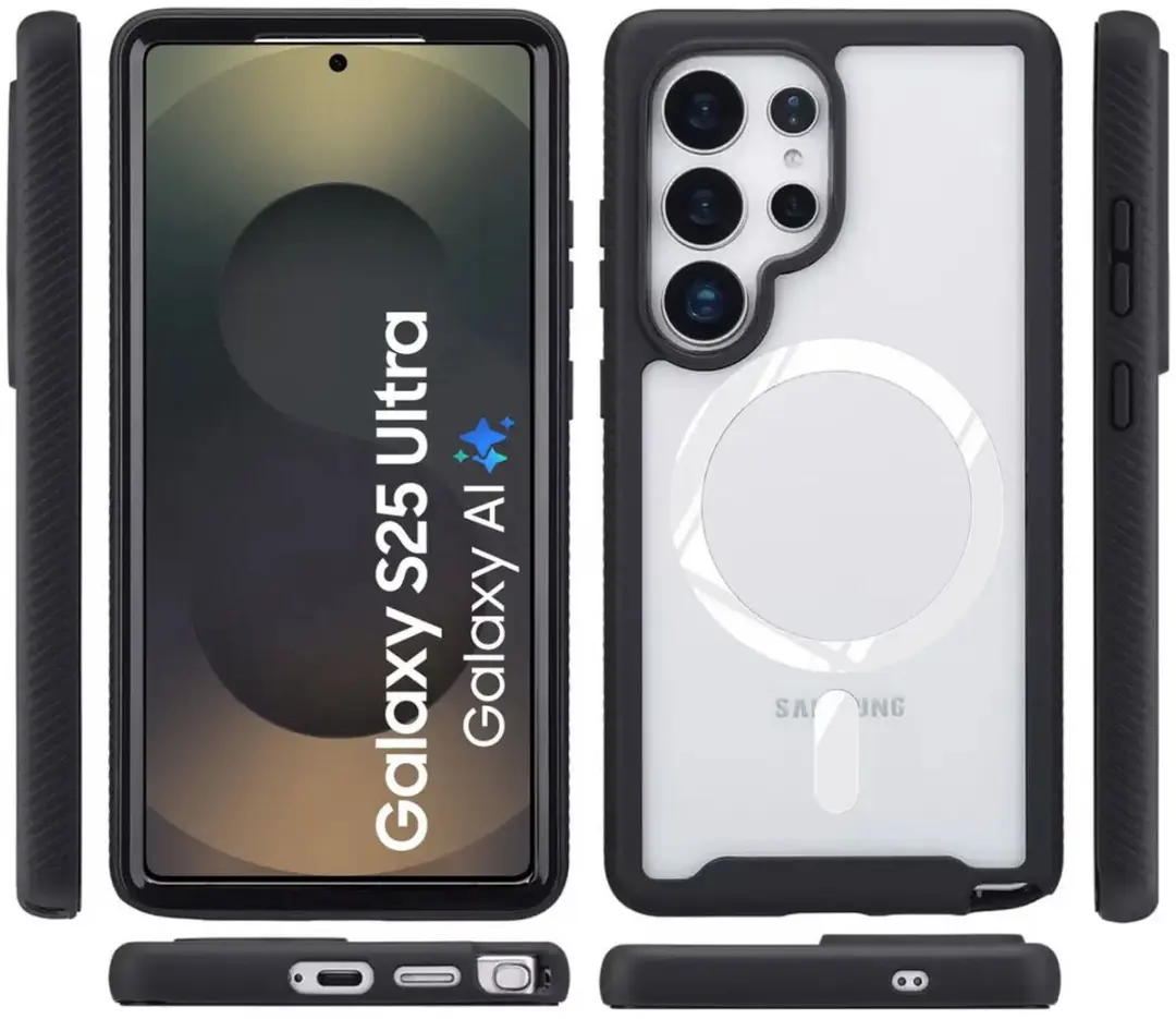 Selected Hoesje Samsung Galaxy S25 Ultra - MagSafe & Qi2 - Zwart