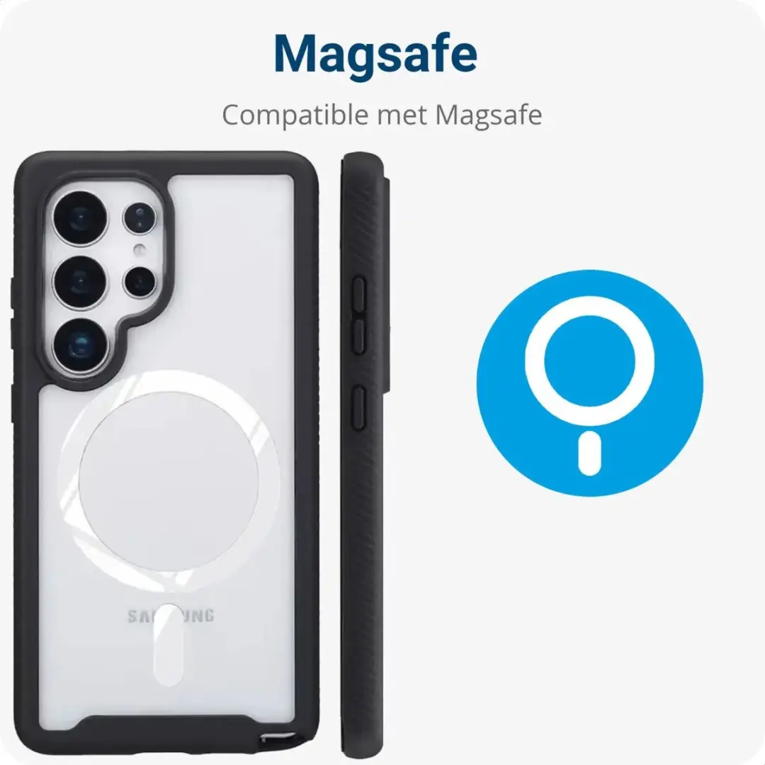 Selected by GSMpunt Samsung Galaxy S25 Ultra Hoesje - Blauw - MagSafe