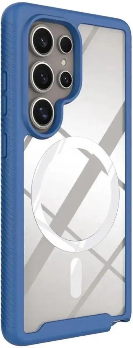 Selected by GSMpunt Samsung Galaxy S25 Ultra Hoesje - Blauw - MagSafe - afbeelding 6 van 6