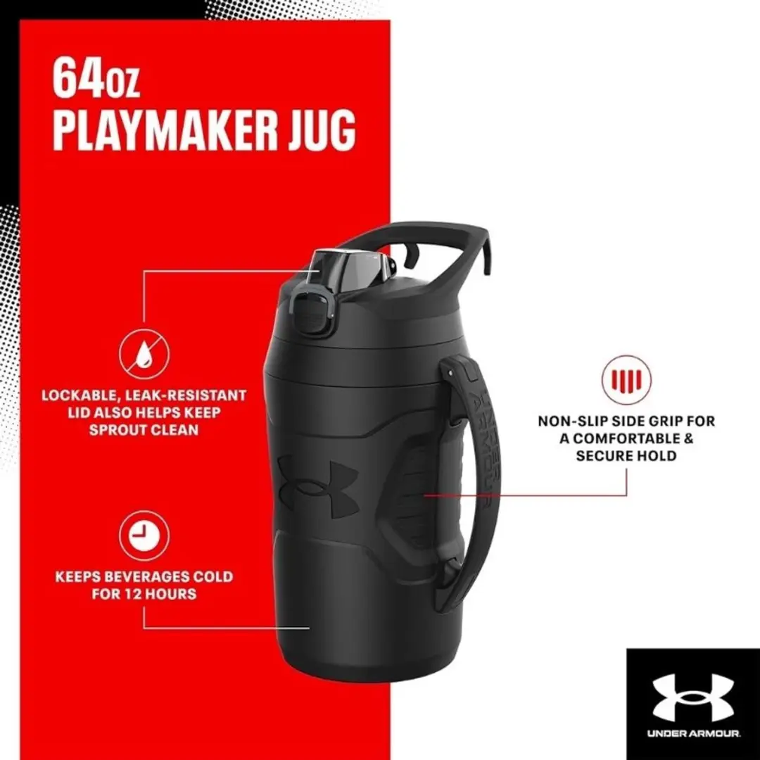 Under Armour Playmaker Jug 64oz - 1,9L - Rood