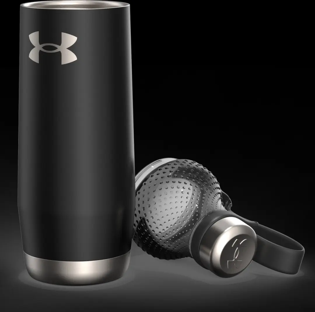 Under Armour Infinity Drinkfles 0,65L - Zwart/Zilver/Transparant