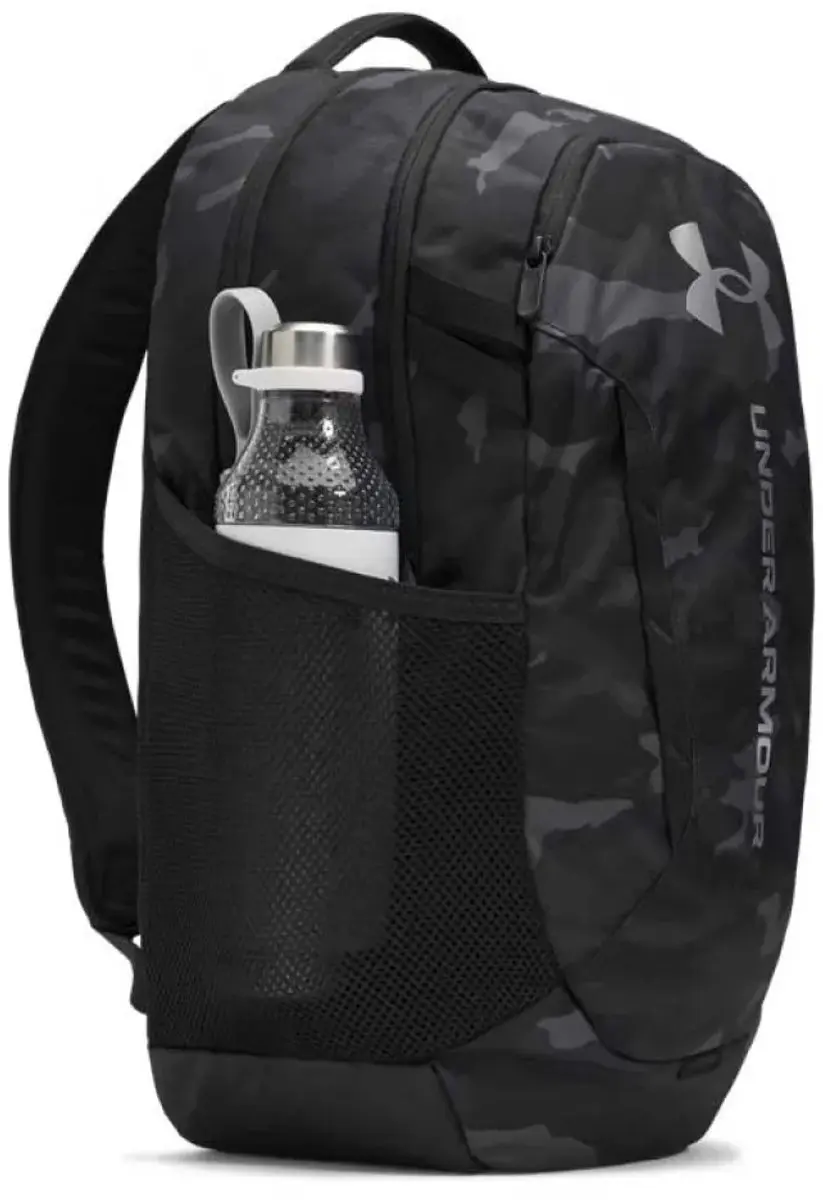 Under Armour Hustle 6.0 Rugzak 29L - 16 inch Laptop - Donkergrijs/Zwart/Wit - afbeelding 6 van 6