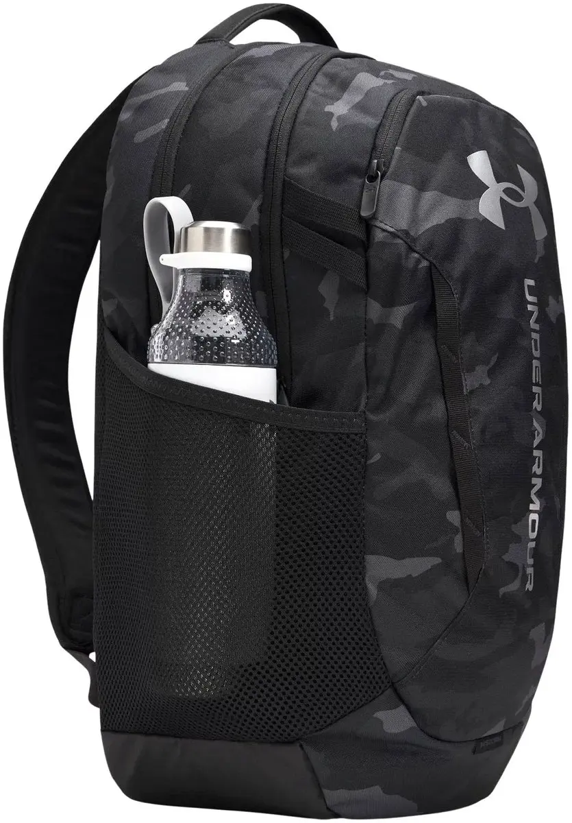 Under Armour Hustle 6.0 Rugzak 29L - 16 inch Laptop - Donkergrijs/Zwart/Wit