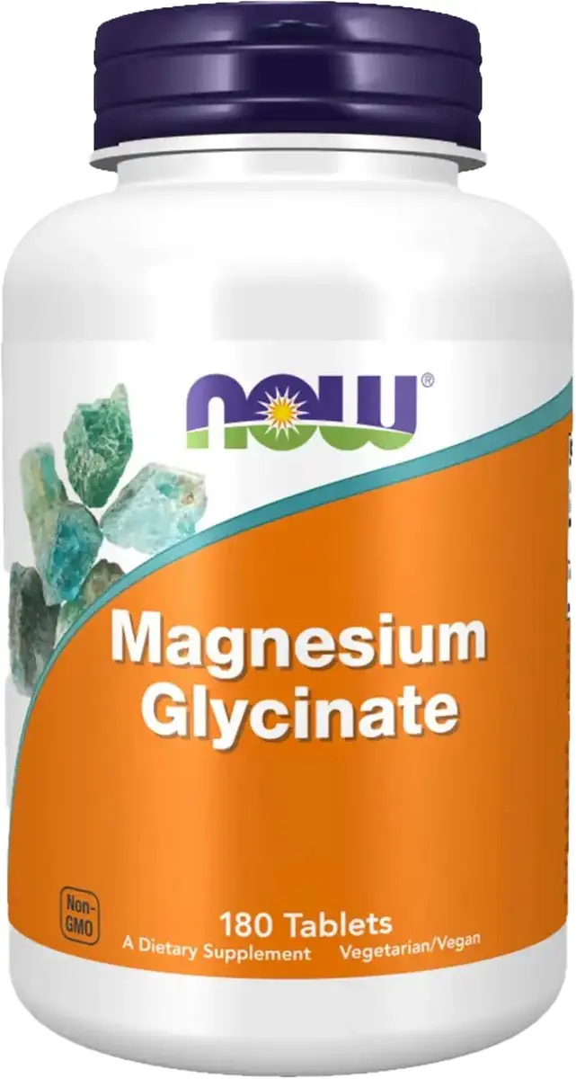 Now Foods Magnesium Glycinate 180 Tabletten